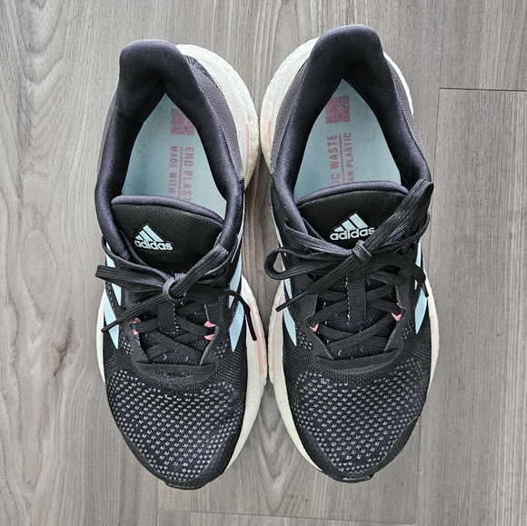 Adidas Solar Glide 5 Black, blue & pink Size 7 - Picture 6 of 10